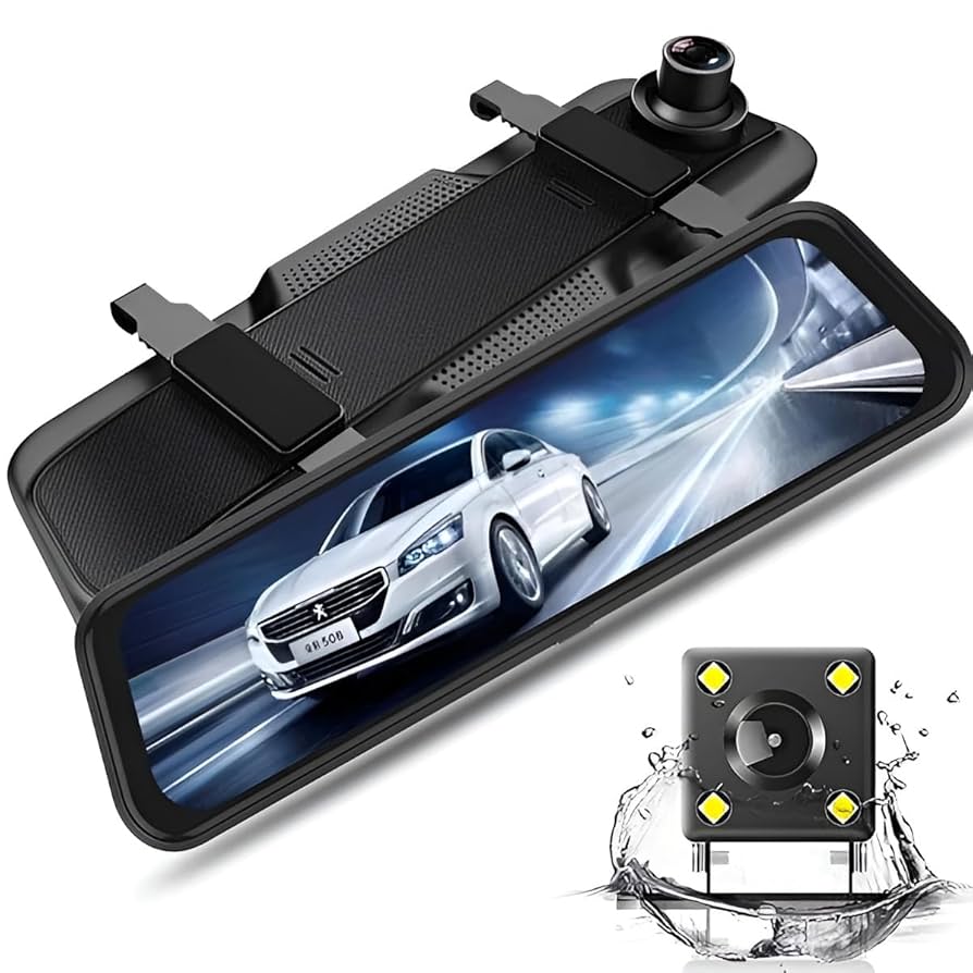 【セール】ドライブレコーダー フルディスプレイミラータイプ Amazon.co.jp: [Lubiling]【2025年進化モデル&10インチ