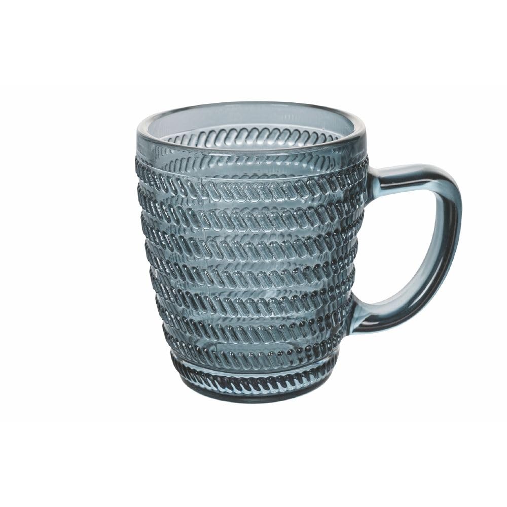 Set 6 tazzine caffè 90 ml in vetro colorato, Geometrie