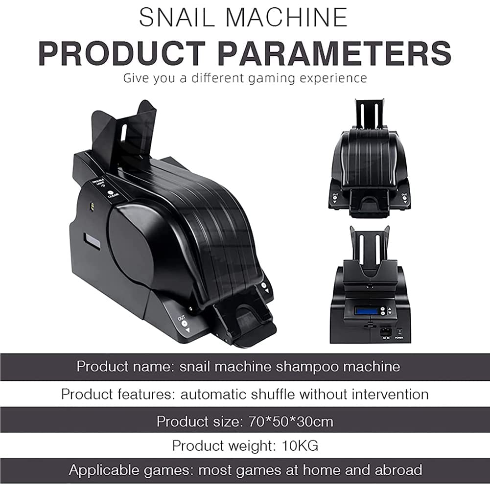 QUICARD Kartenmischer Automatik - Geräuscharm Für Poker & Blackjack