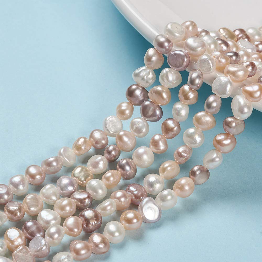 PandaHall – Connettori A Lettera Con Strass E Perle D'acqua Dolce, Per Gioielli Fai Da Te, 52 Pezzi