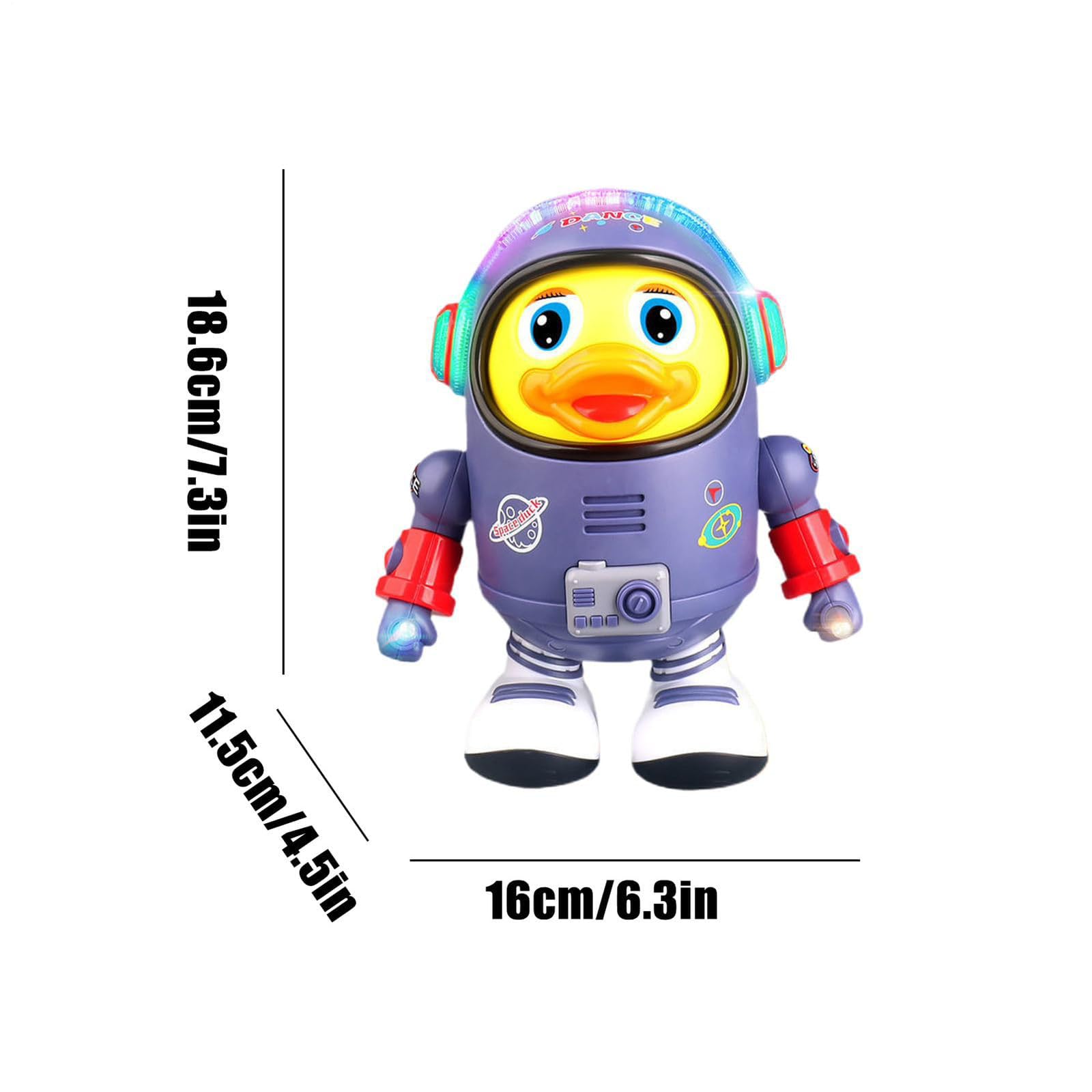 Canard Dansant Robot Interactif – Lumières LED, Chansons Et Mouvements – Jouet éducatif Dès 3 Ans