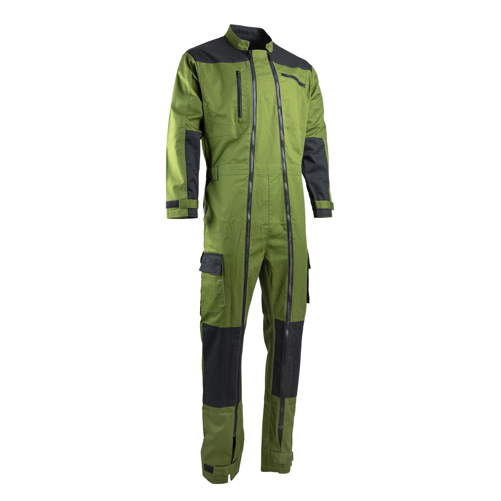 LMA WORKWEAR 1880 - Combinaison Double Zip Bicolore - 4136 TRIDENT - Double Fermeture, Multipoches, Haute Résistance - Idéal Agriculture