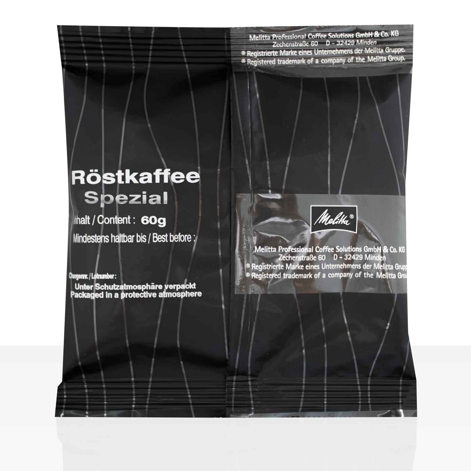 Melitta Röstkaffee Spezial - 75 x 60g Kaffee gemahlen, Filterkaffee