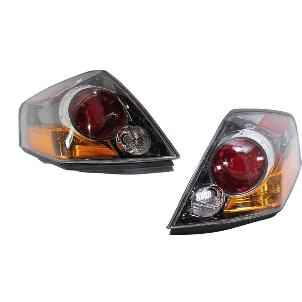 For 2007-2009 Nissan Altima Tail Light Driver and Passenger Side Hybrid w/Bulbs DOT Certified NI2800176, NI2801176 | 26555-ZN50A, 26550-ZN50A