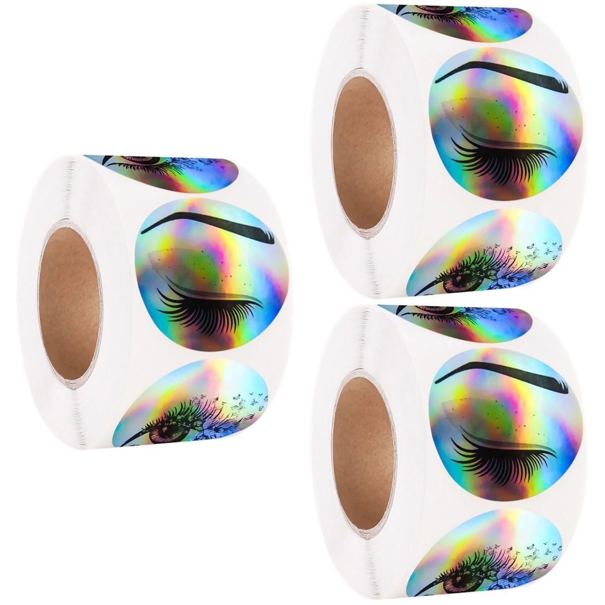 Artibetter 3rotoli Etichette Adesive Decorativi Adesivi Per e Etichette Per Compleanni e Confezione