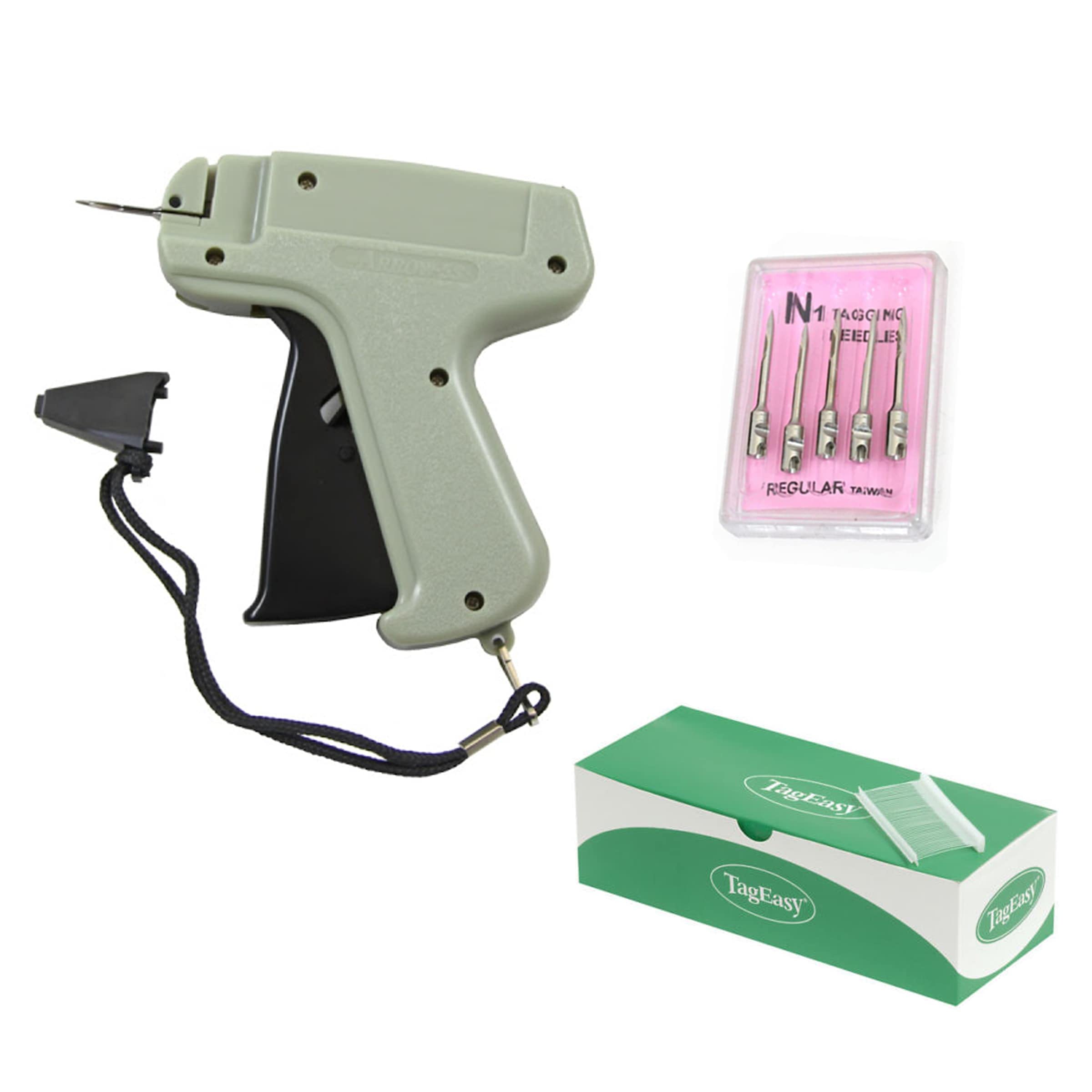 Cloth Tagging Gun, Kimble Gun, Tagging Gun Standard, HeavyDuty and Fine Arrow Gun OR Standard Needles or Fine Needle and Standard and Fine Barbs Or Attachment (PACK OF 3 (CM-5S GUN SET))