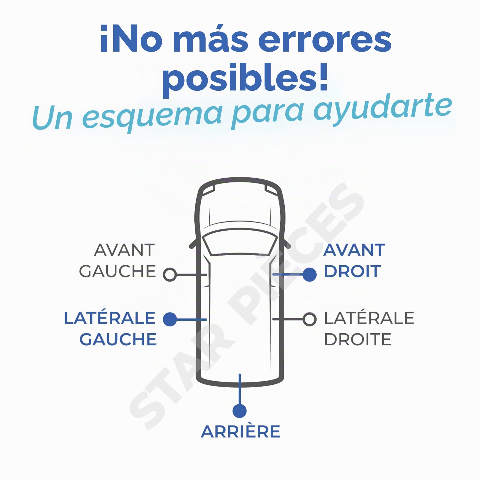 Mecanismo + Maneta de puerta compatible para Master 3, Movano B y NV400 (2010-2022) manilla exterior | DELANTERA DERECHA (lado pasajero) O LATERAL IZQUIERDA O PUERTA TRASERA BATIENTE