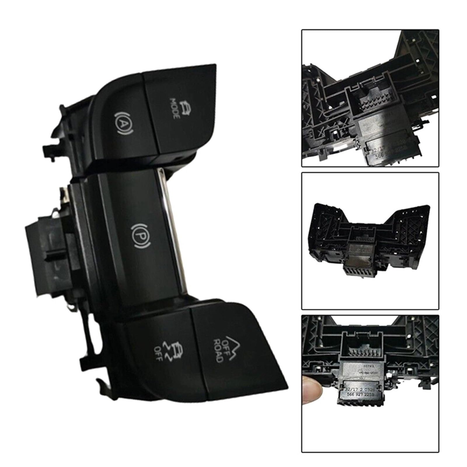parcheggio Freno Pulsante Compatibile con Skoda per Kodiaq 2.0 4X4 2017 Interruttore Parcheggio Elettrico per Auto Pulsante Freno Mano Accessori Auto OEM:566927225B