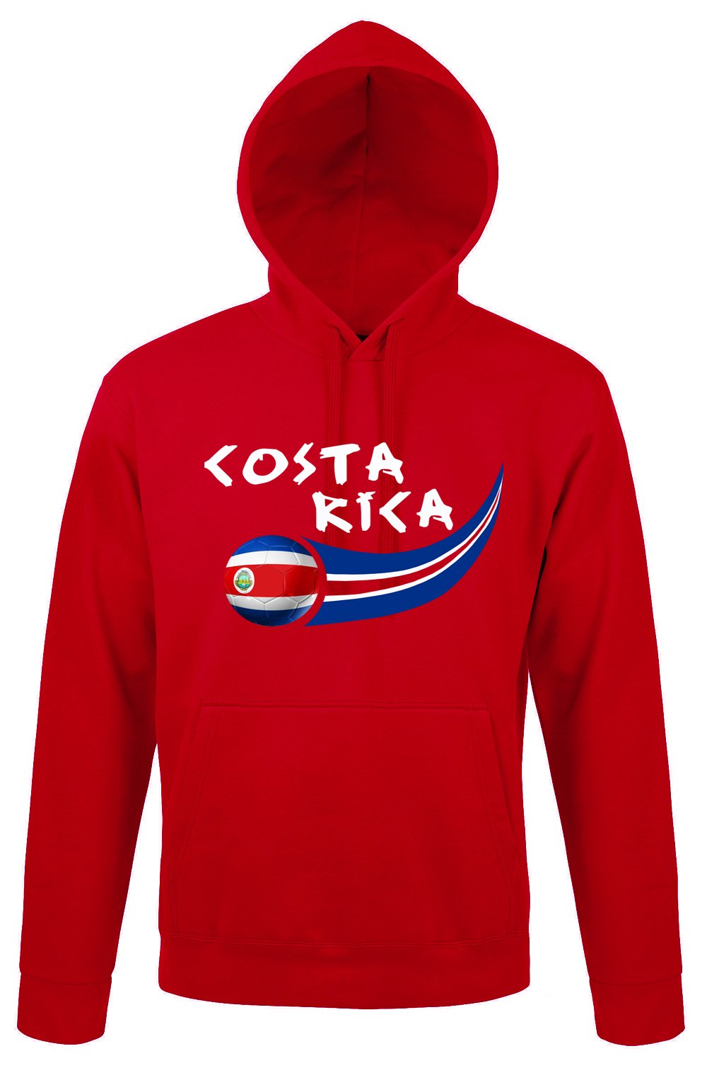 Supportershop Men's Costa Rica Sweatshirt, Red, X-Large