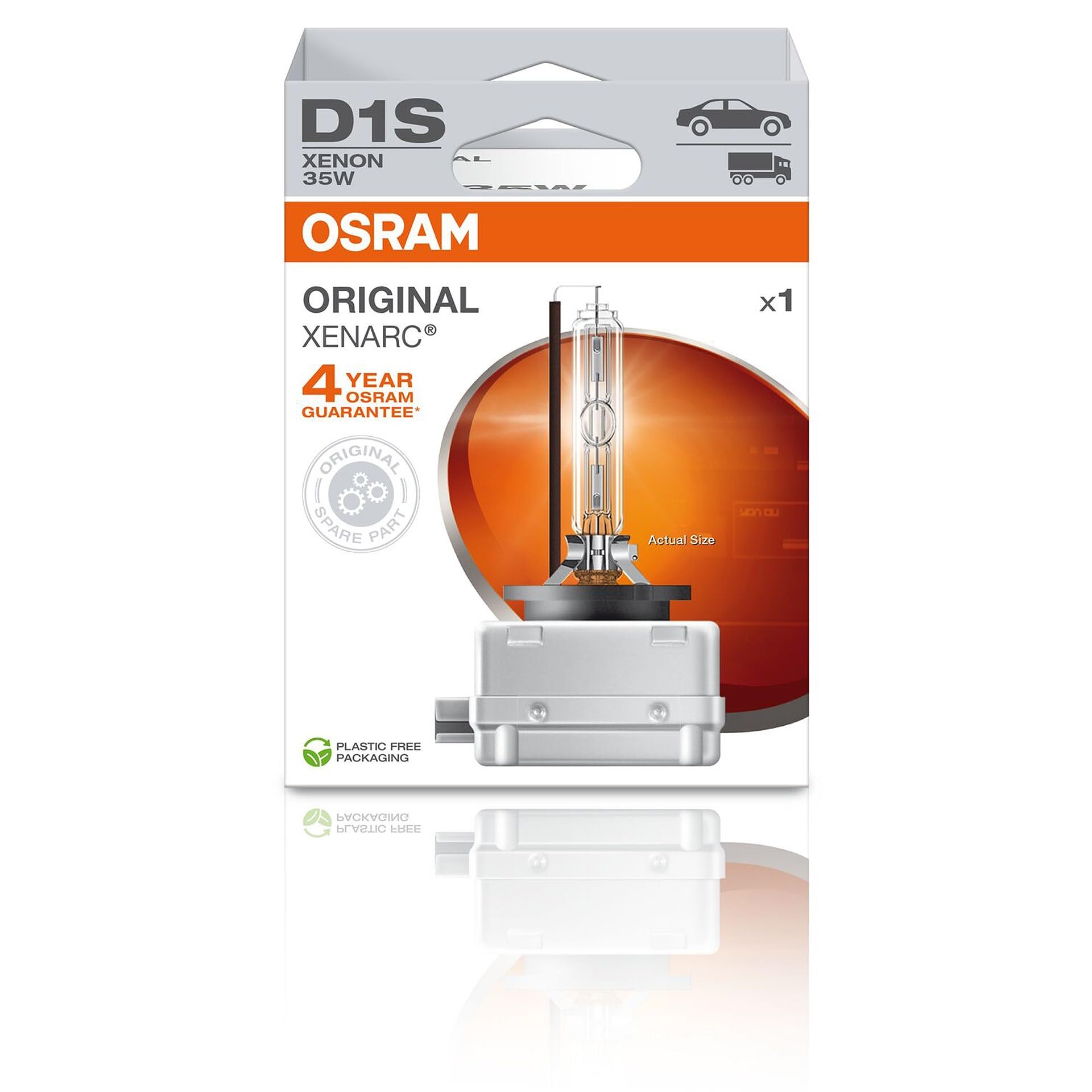 OSRAM XENARC® ORIGINAL, D1S, xenon headlight lamps, 66140-1HB, 1 lamp