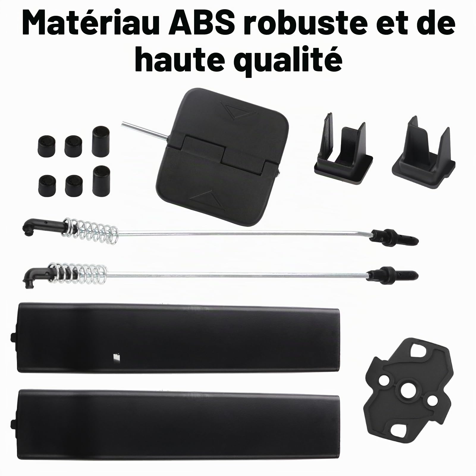GEU Kit de Réparation Vitre Coulissante Latérale Compatible avec VW T5 Transporter Multivan Caravelle (2003-2015) T6 7H0847781B 7H0847785 7H0847788A