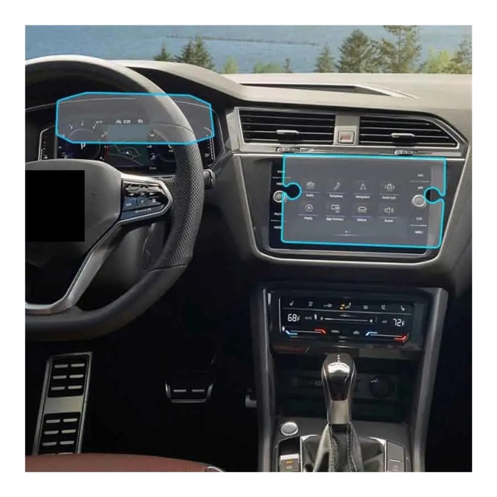 Écran en verre trempé de qualité supérieure pour tableau de bord Tiguan