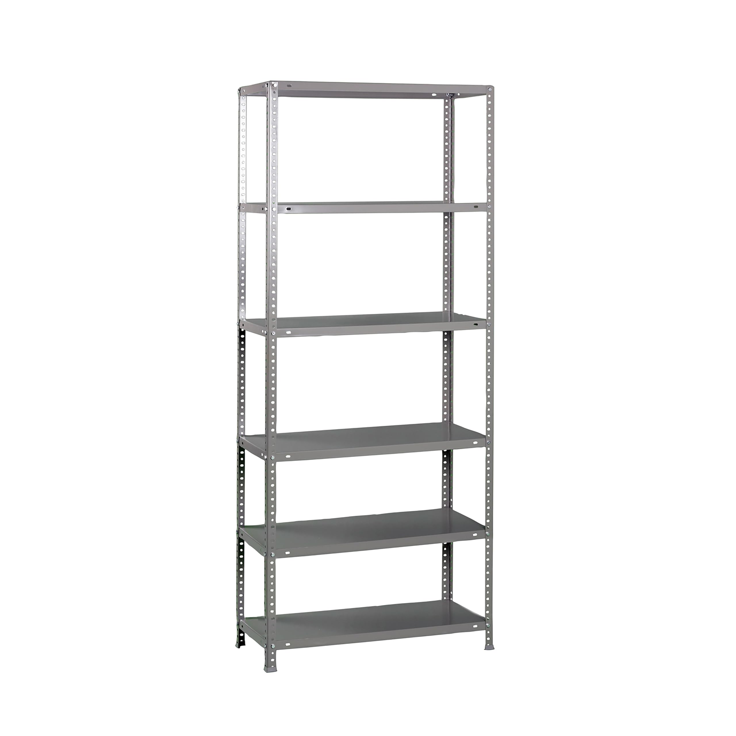 Simon Rack Regał metalowy 2000x1100x400 mm, 6 półek, nośność 75 kg na półkę, regał magazynowy i garażowy, stabilna konstrukcja, łatwy montaż, kolor Szare – Simon Classic