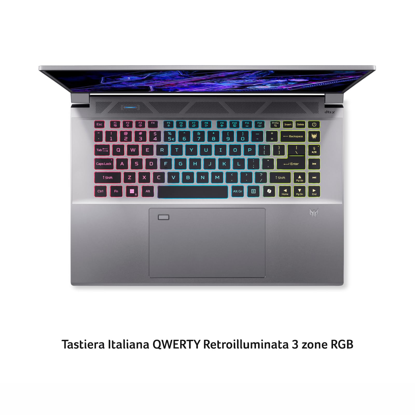 acer Predator Triton Neo 16 PTN16-51-92GF Notebook Gaming, Intel Core Ultra 9 185H, RAM 32 GB DDR5, 2 TB SSD, Display 16" WQXGA+3.2K IPS 165Hz DDS, NVIDIA GeForce RTX 4070 8 GB GDDR6, Windows 11 Home
