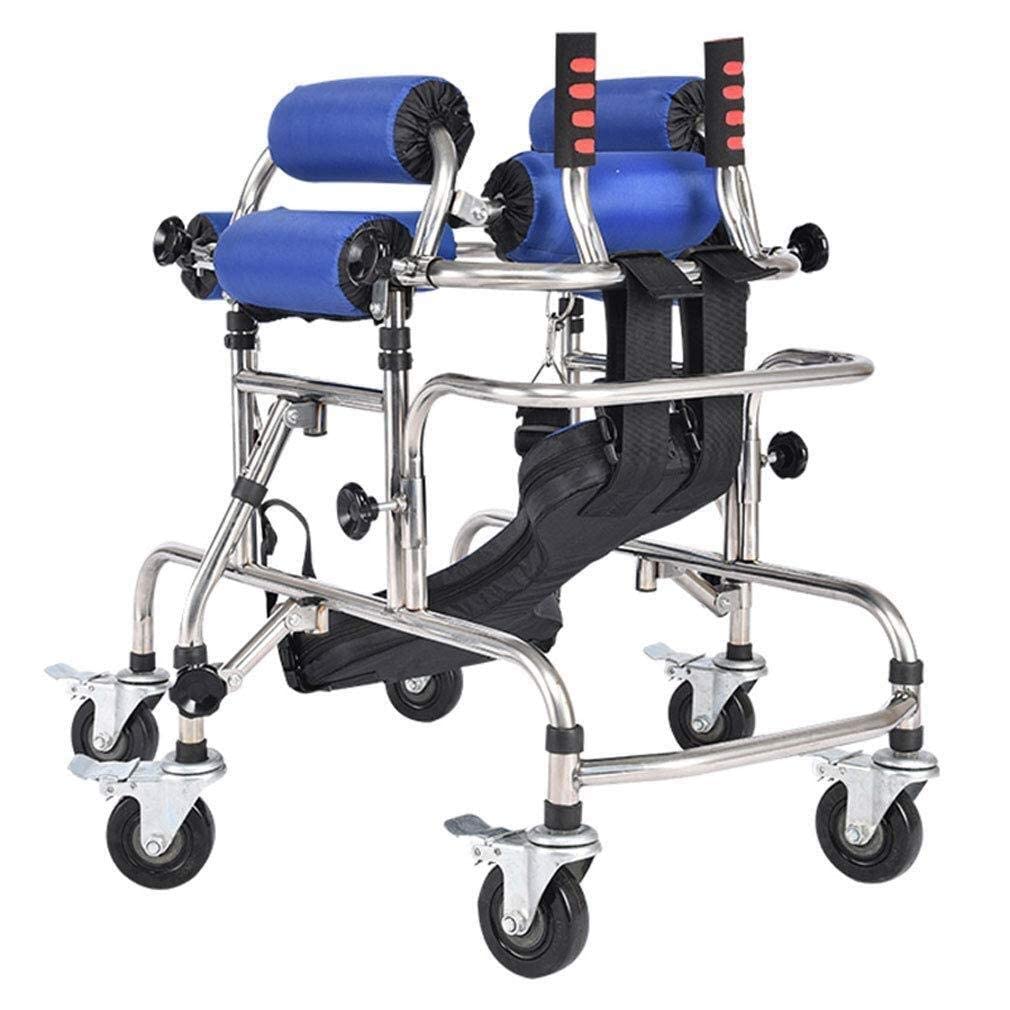 Buy HeightAdjustable Standing Walker/Stepper / 6Wheel Walk Assister