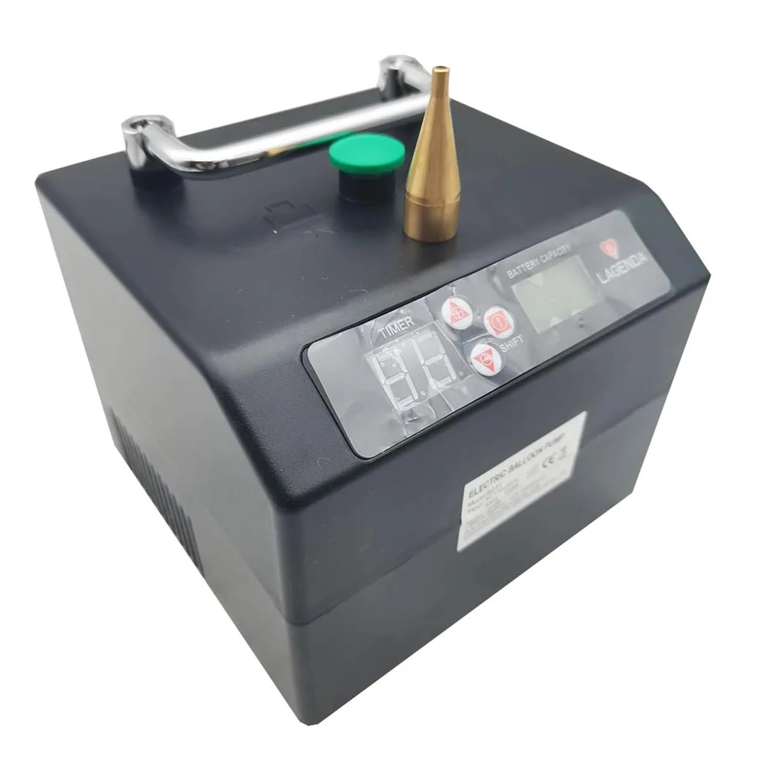 Gonfleur de ballon à modélisation torsadée avec batterie, heure numérique et pompe électrique compteur Pour le bricolage