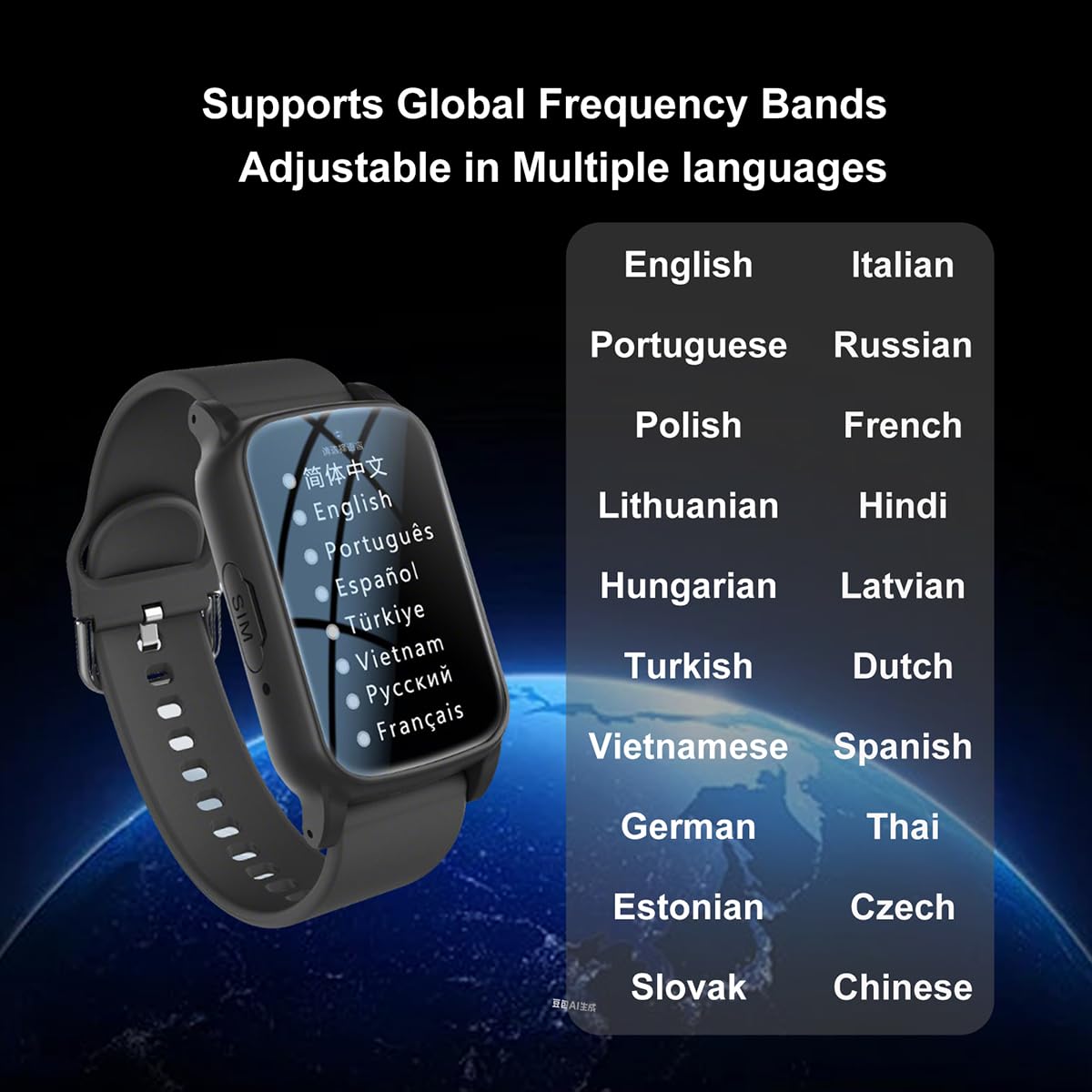Montre Urgence Senior Montre 4G pour Seniors avec Détection De Chute Personne Âgée Bouton SOS Appels Vidéo HD Idéal pour Les Soins des Personnes ÂgéesRed,1.25 * 0.57 * 2.22inch