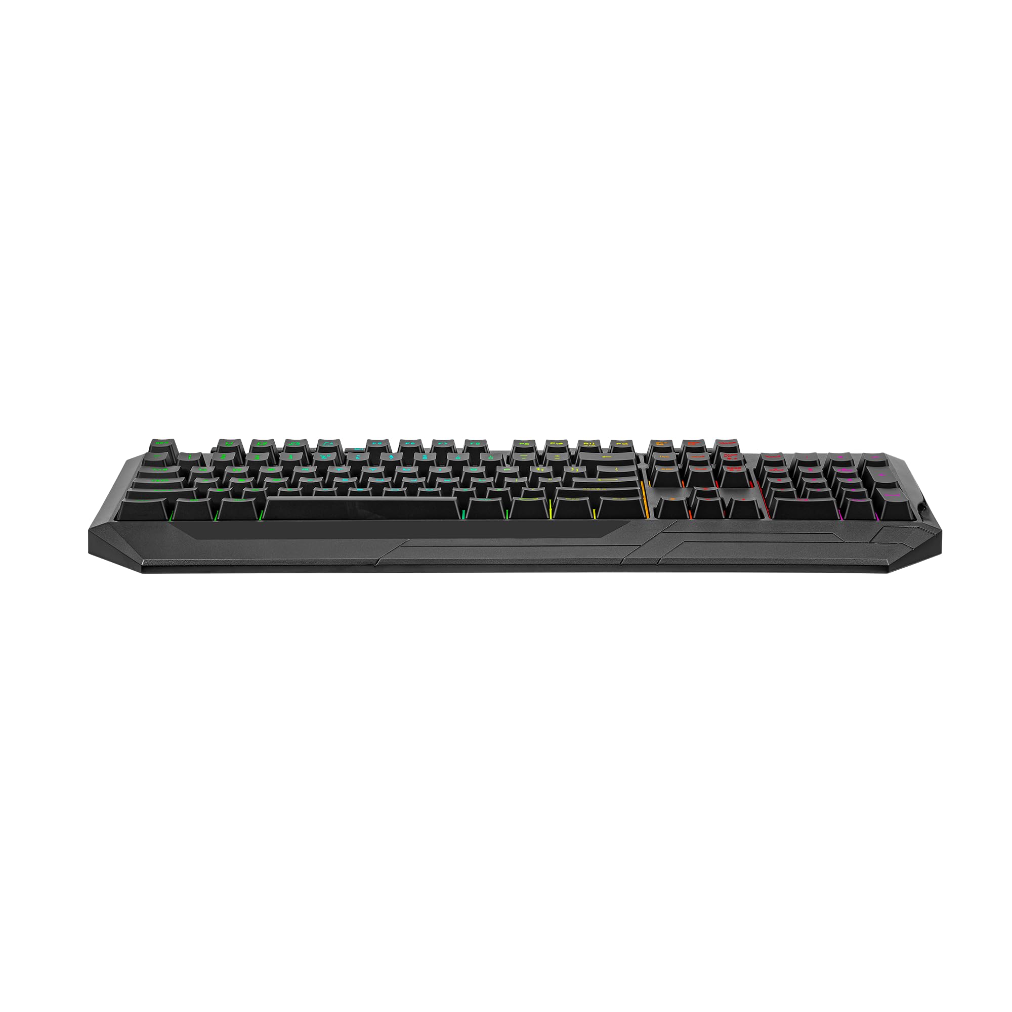 Devastator Tastiera RGB a 3 membrane e mouse RGB da gioco 4800 dpi (7 livelli di impostazione DPI)
