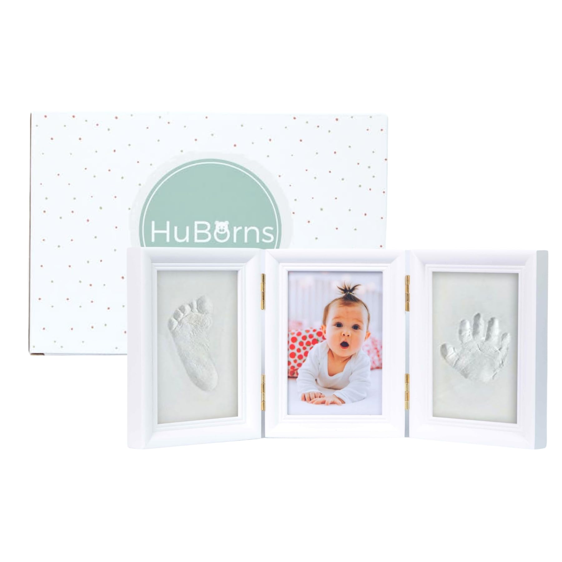 Baby Hand and Footprint Kit - New Born Gifts & Keepsakes - Non-Cracking Clay Baby Footprint Kit & Handprint Kit - New Baby Essentials & Baby Accessories - New Mum Gifts