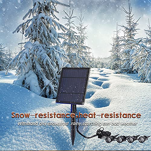 Zwoafol Solar Powered Spot Lights Outdoor Color Changing,Compatible With Alexa,Solar Landscape Spotlights Smart Rgb Lights,Bluetooth App Control Waterproof Auto On Tree House #TOP6