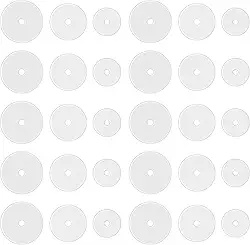 Disco de piercing transparente para piercing bump silicone cicatrizante, discos de piercing sem puxão, brincos de silicone de pressão, almofadas de disco transparente para queloides, kit de piercing