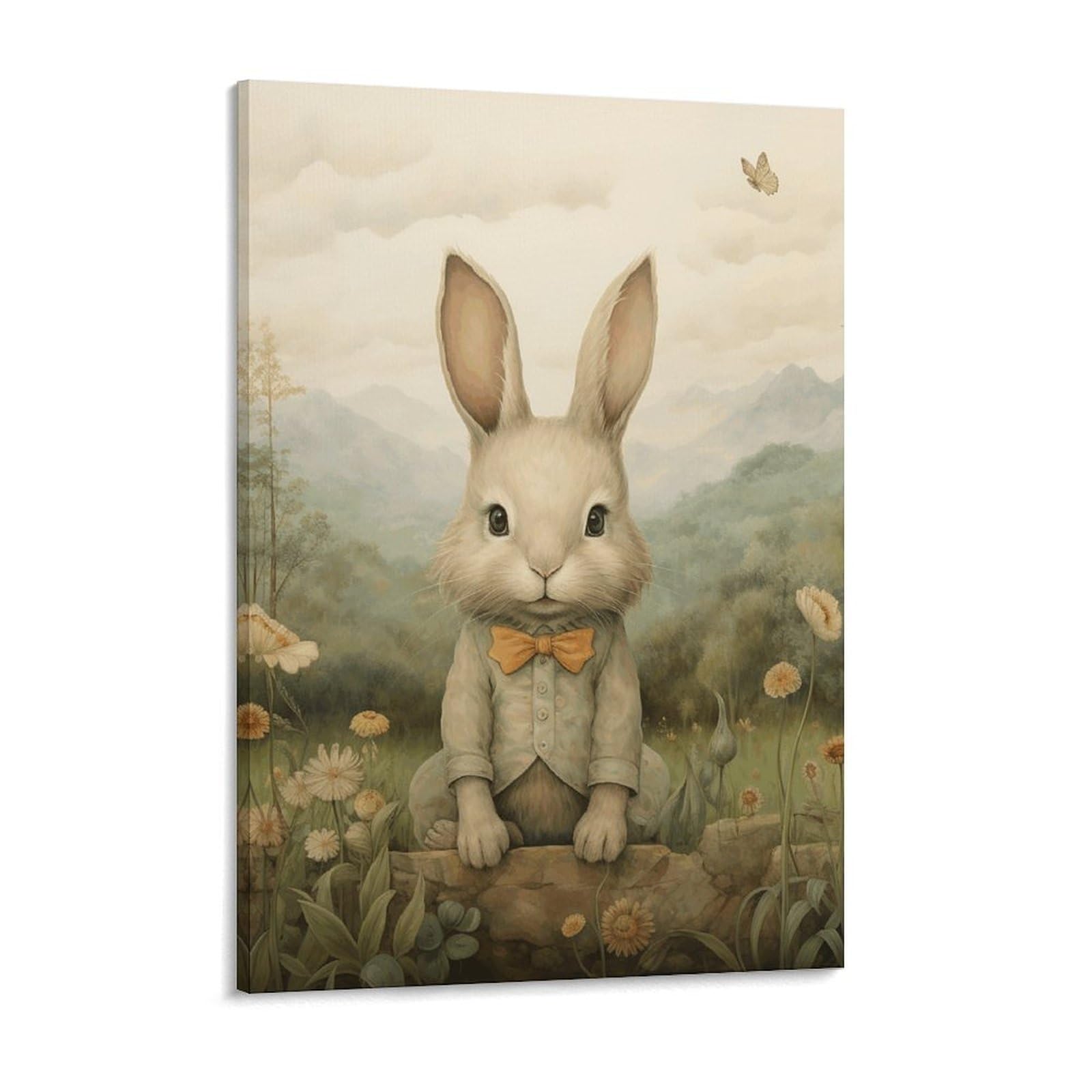 Sit on The Grass Canvas Wall Art for Bedroom 12x16inch Canvas Prints Artwork for Walls Modern Picture Artwork Painting for Living Room Aesthetic Wall Paintings for Bathroom Kitchen Office Dec