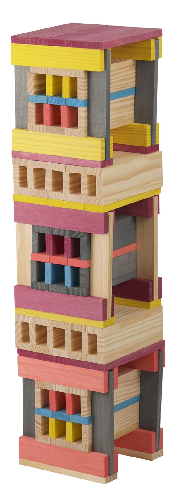 Jeujura – Tecap Color – 300 Teile – Konstruktionsspielzeug – Bauklötze – für unzählige Bauprojekte – der Fantasie freien Lauf Lassen – Motorik – Kreativität – 8313