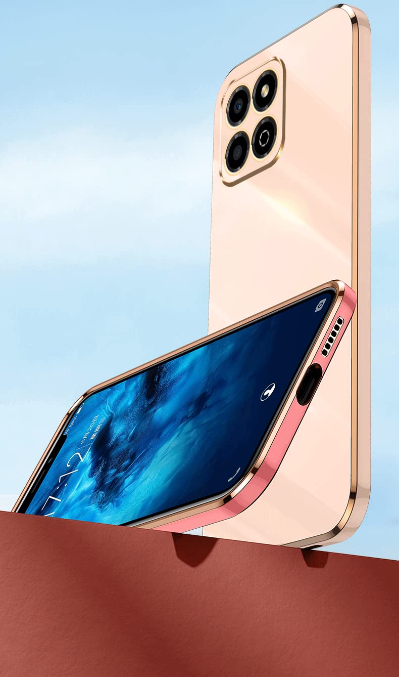 WOBURN TPU Sfumato Cover Per Honor X8a - Custodia Morbida Rosa Verde Antigraffio