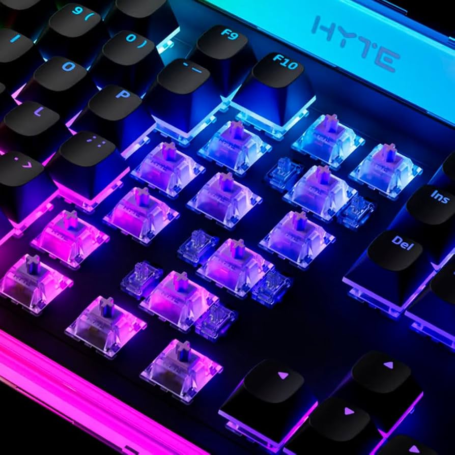 Amazon.co.jp: HYTE、本体が光るRGBメカニカルキーボード「Keeb TKL