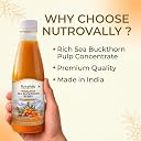 NutroVally Sea Buckthorn Juice/pulp 300ml | Rich in Vitamin C & Omega 3,6,7,9 | Himalayan Sea Buckthorn Juice Concentrate for Immunity, Skin Glow & Gut Health | 100% Pure gallery image