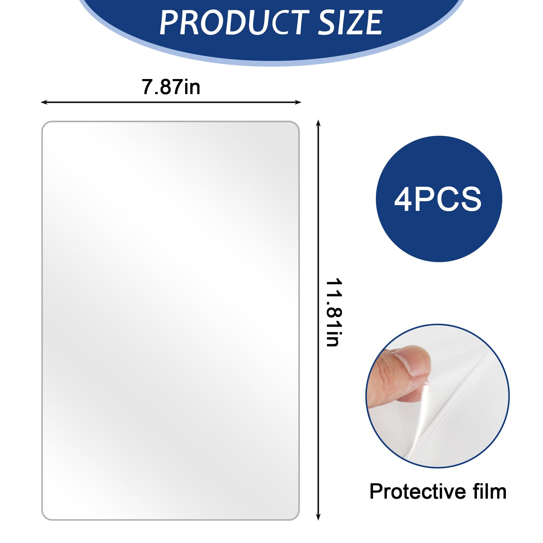 4 Pack 8x12 Inch Sublimation Metal Blanks 0.65mm Aluminum Photo Sign Blanks for DIY Heat Press Printing Wall Art Personalized Posters Home Decor White Finish (8×12,4PCS)