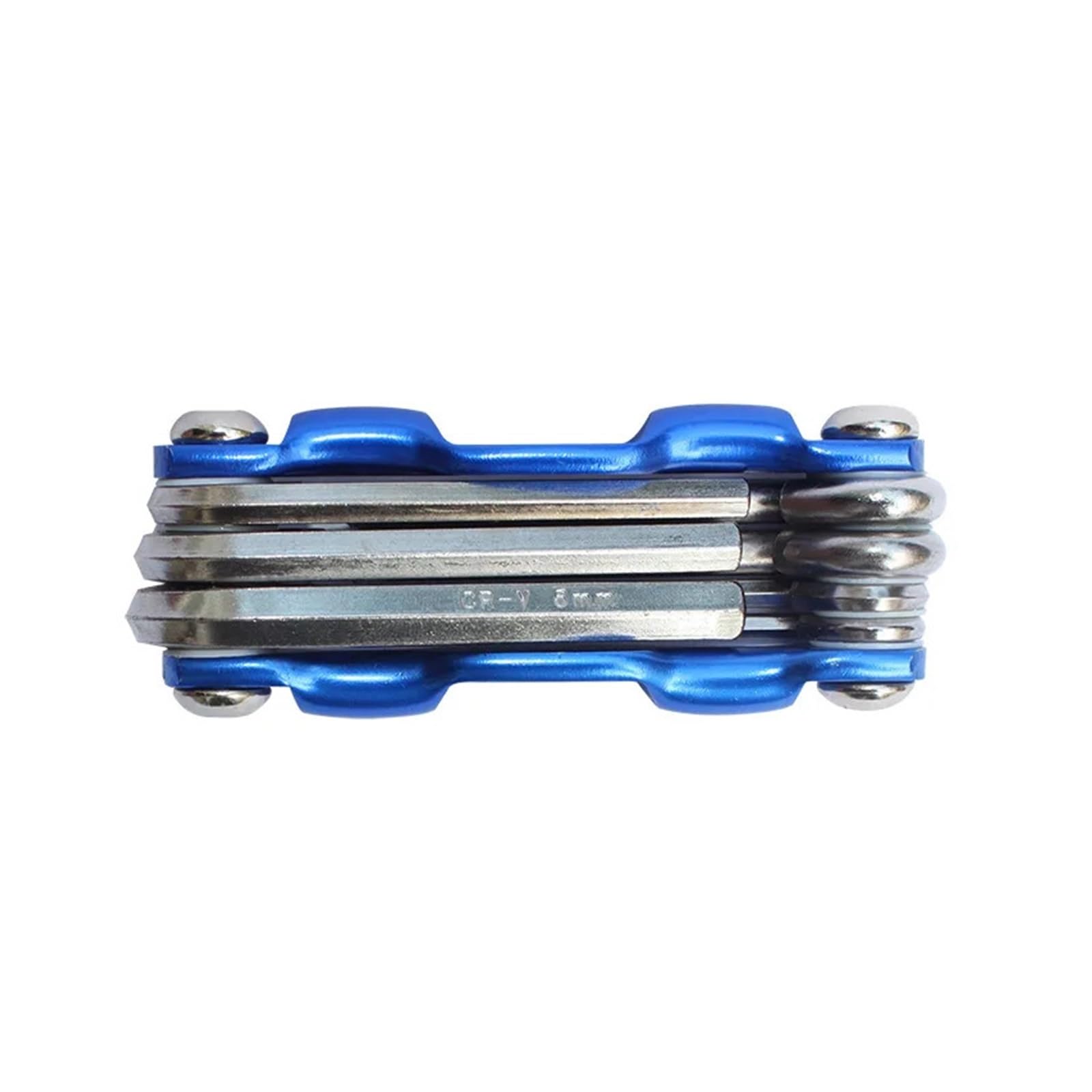 EMHSJSYVB Multi Repair Tools Kit Folding Allen Wrench Spoke Hex(Blue)