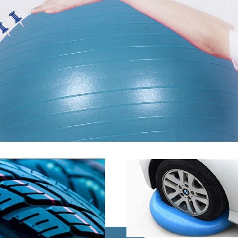 GCX- Palla for Esercizi Palla da Yoga Palla da Ginnastica for Esercizi 75cm Stabilità Anti-Scoppio Swiss Ball Palla da Parto con Pompa a Pedale for Palestra Domestica Sedia da Ufficio Pilates Fitness