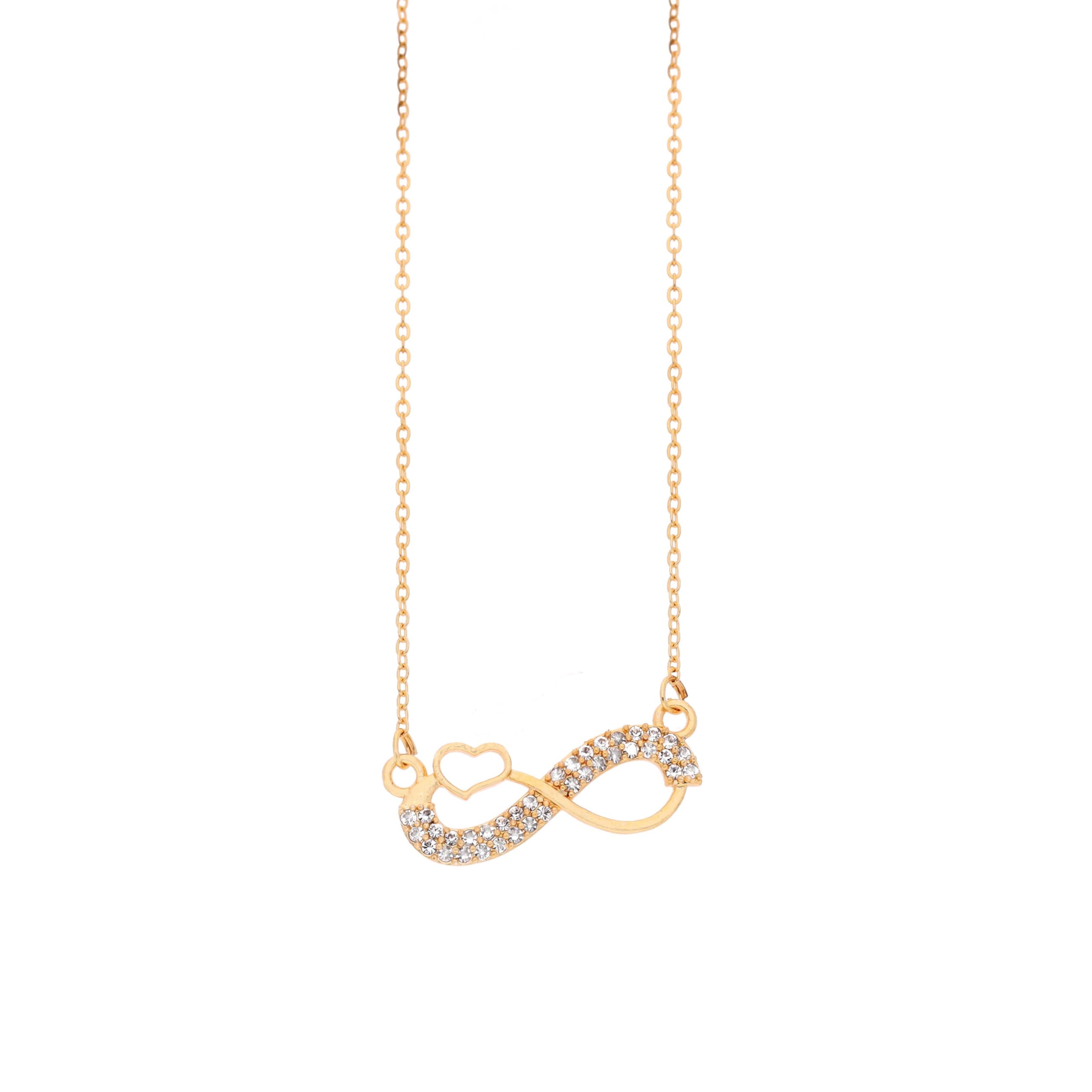 Brado Jewellery Fancy Unique Design AD Brass Gold Polished Jewellery Necklace Chian Pendant For Women & Girls (Gold 18) (B0D7WBV4J1) Amazon Price History, Amazon Price Tracker
