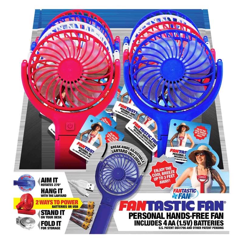 Amazon.com: GROVE Blazing LEDz Fantastic Fan Hands Free Personal