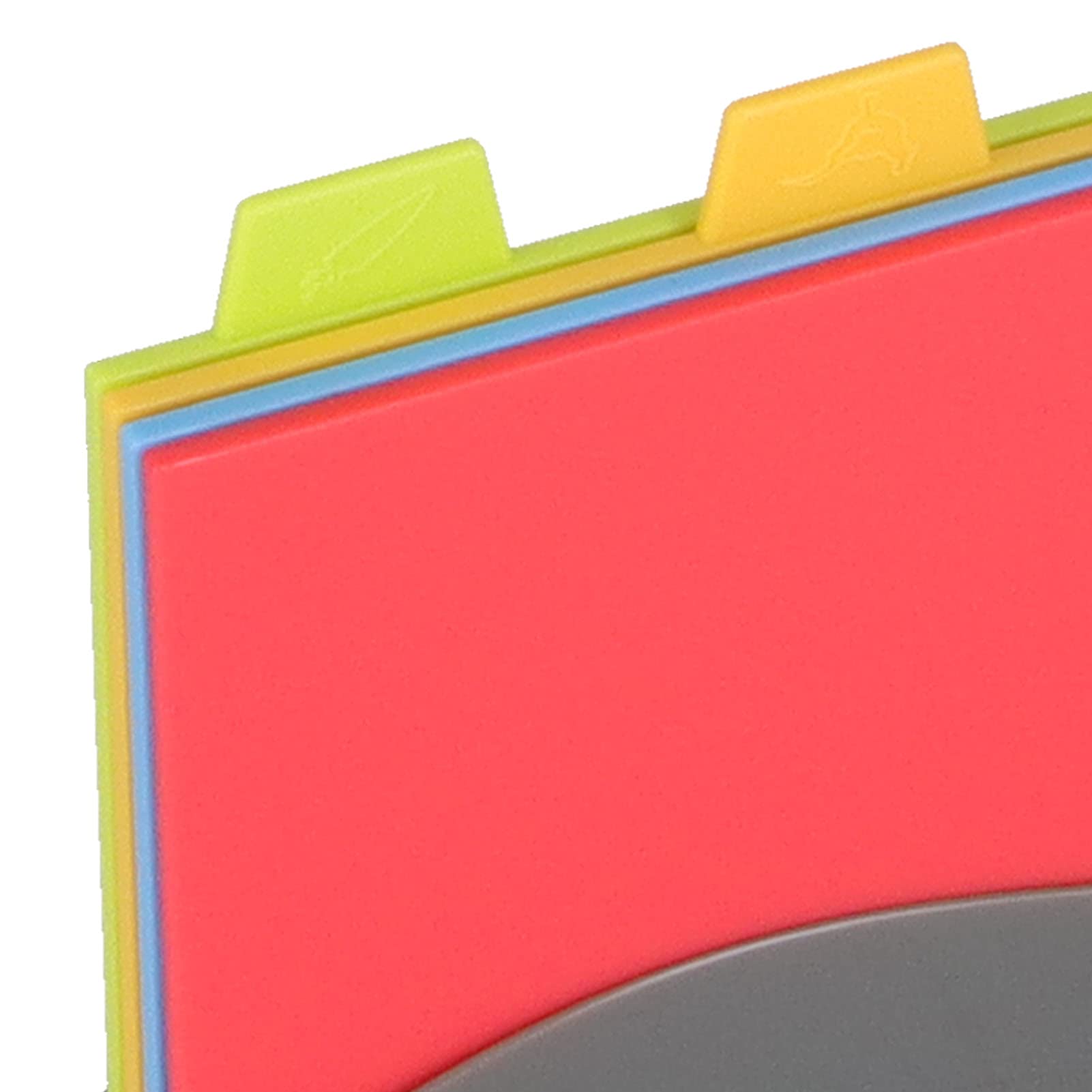 Juego de Tablas de Cortar de Plástico, Duraderas de 4 Piezas con