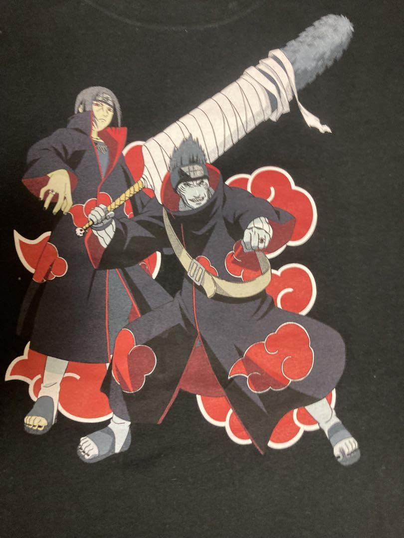 美品　2002年　オフィシャル　ナルト　Tシャツ　イタチ　鬼鮫　L 美品2002年オフィシャルナルトTシャツイタチ鬼鮫L