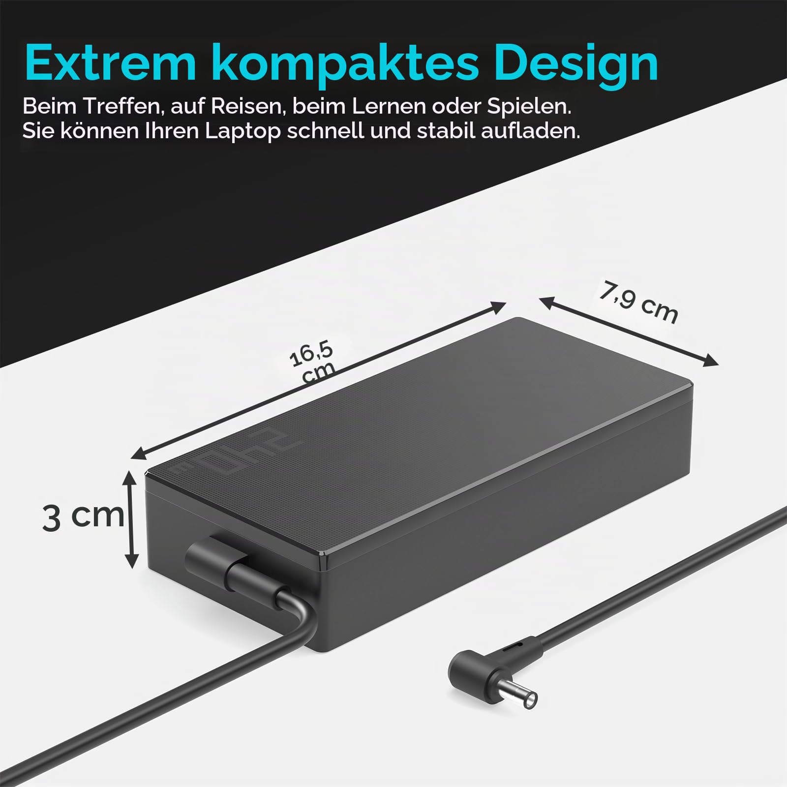 240W Ladegerät Ladekabel für Asus Rog Strix/Scar mit 6,0 * 3,7mm Netzteil | Strix G15 G17 G16 Scar 15 17 Zephyrus S17 G14 G16 G15 M16 S15 Duo 15 TUF F15 F16 F17 A15 A17 Flow X16 Vivobook 16X 15X