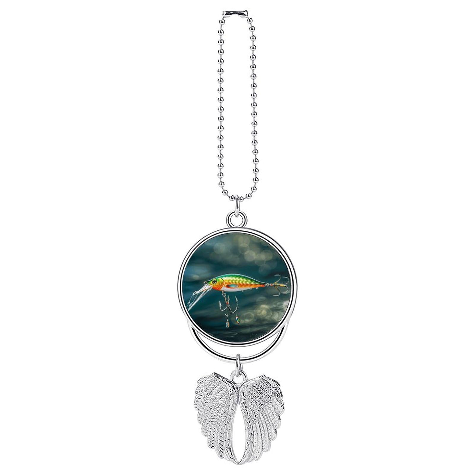 fish rear view mirror accessories Fishing Lure Style Hanging Car Hanging Ornament Cute Car Accessories for Men Women Cars Mirror Decor Funny Truck Cars Pendant Auto Charms Silver : Home & Kitchen your bookshelf or any pmax_hyrrakelat Hercules 12 Strand Braided Size:TCS500J / Right Hand / 3.6:1