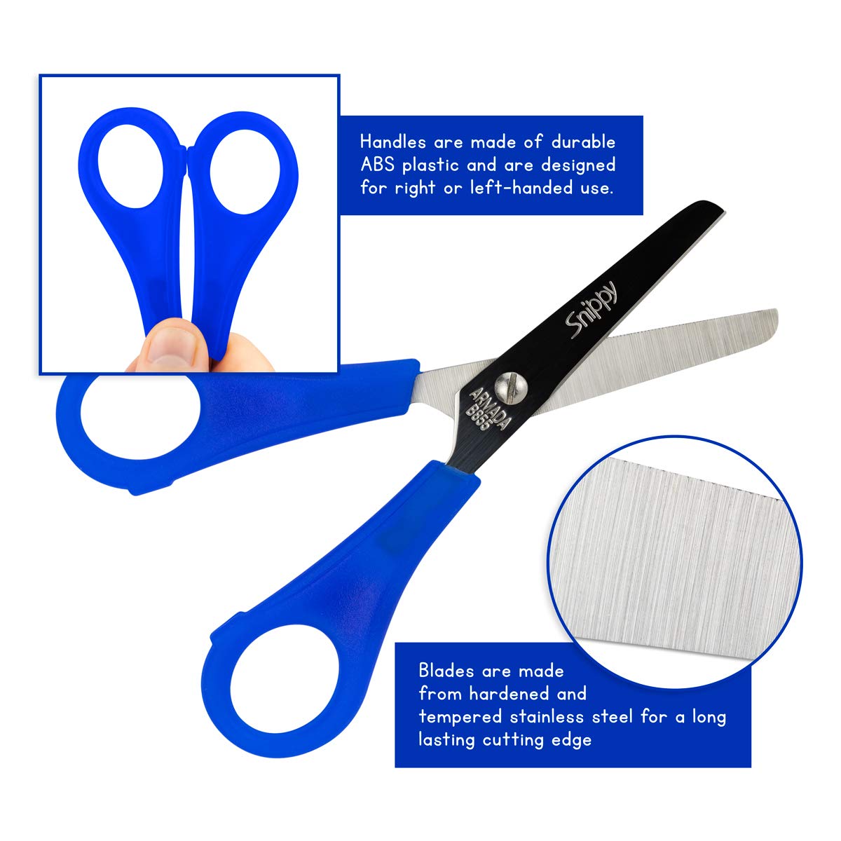 Armada Art Snippy Original Schere mit stumpfer Spitze, 12,7 cm