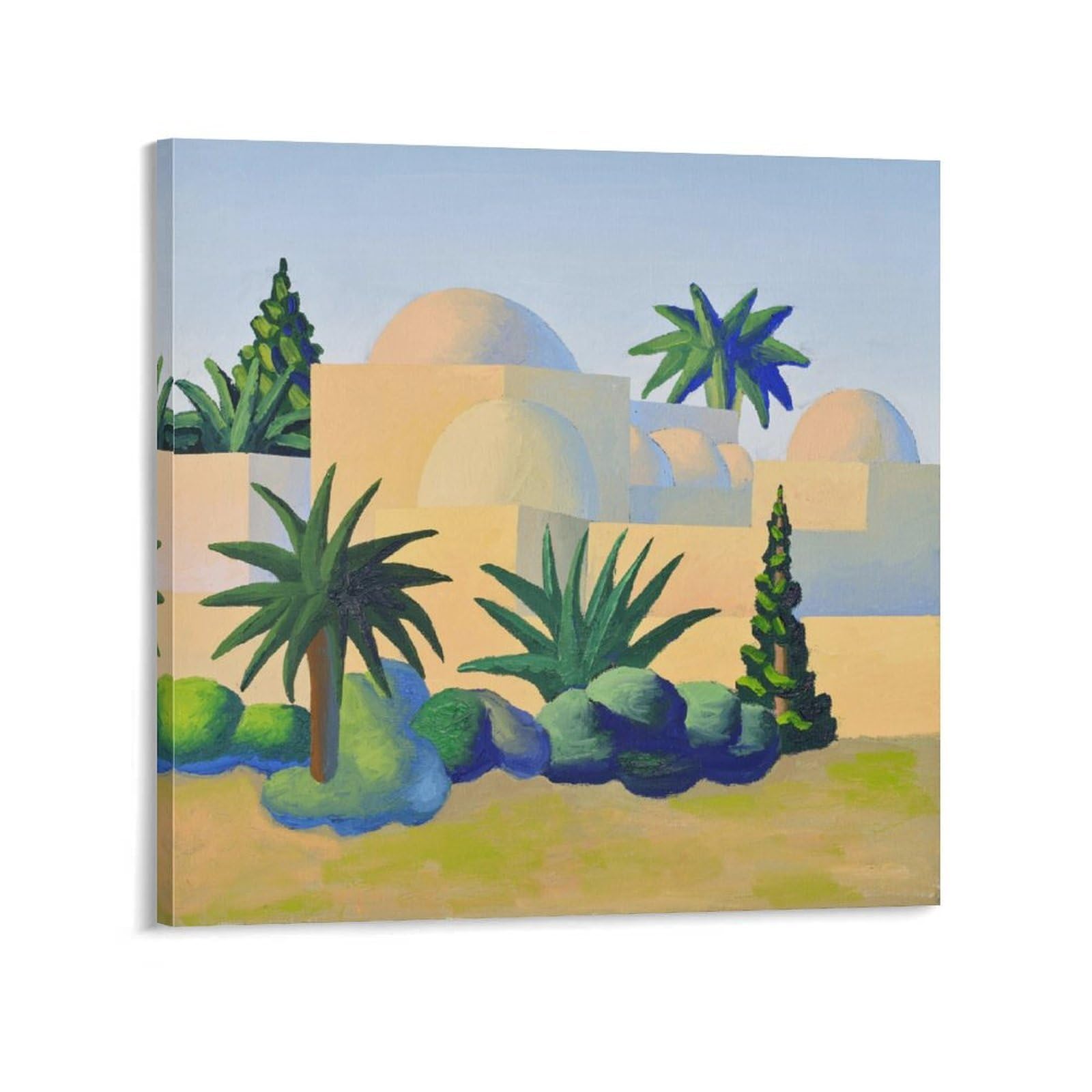 KLAGCBDF SALVO Djerba Poster Painting Canvas Wall Art Living Room Posters Painting 24x24inch(60x60cm)