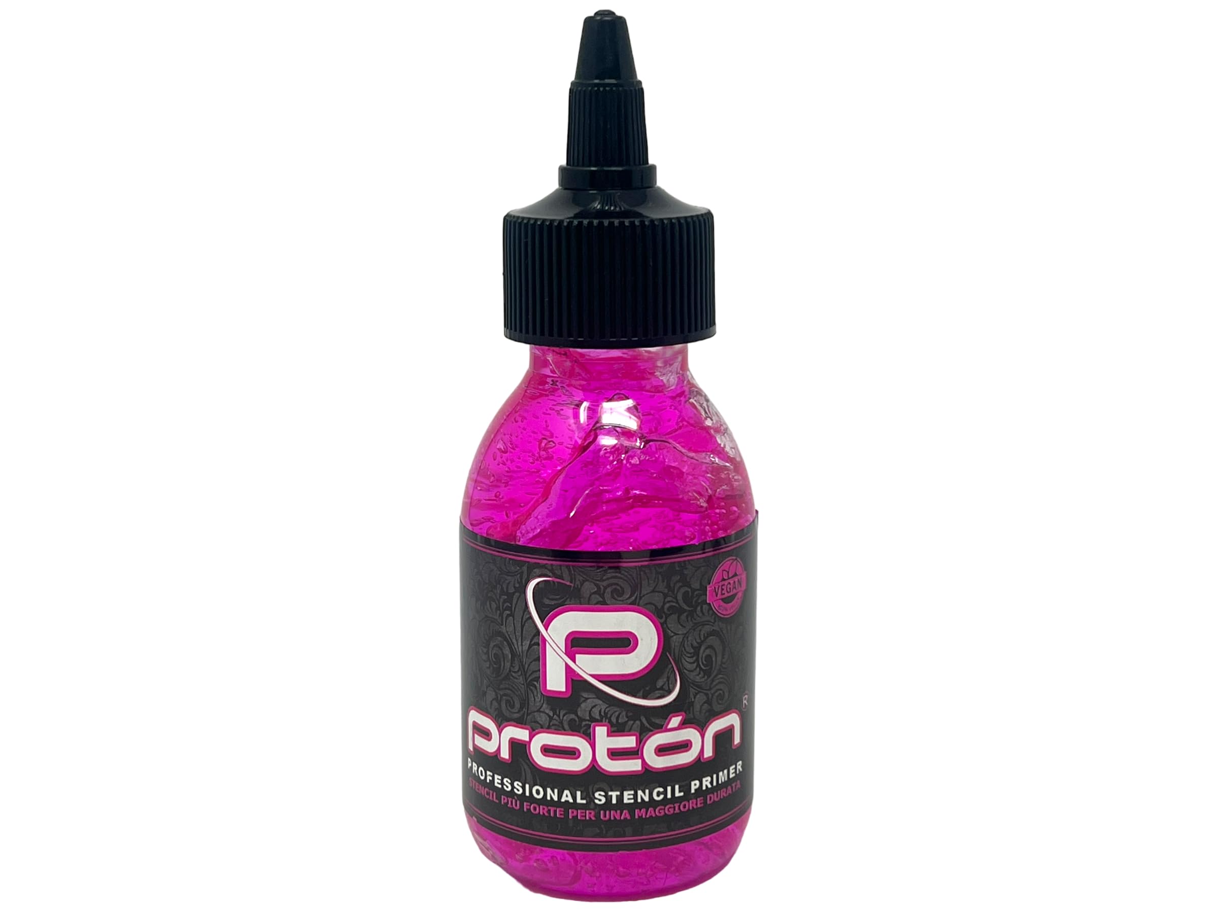 Tattoo [INKgrafiX] Piercing Proton Professional Stencil Primer Gel Rosa Rosa – 250 ml – Líquido de extracción – Sello adhesivo – Tattoo INKgrafiX® Alemania – Profesional Studio