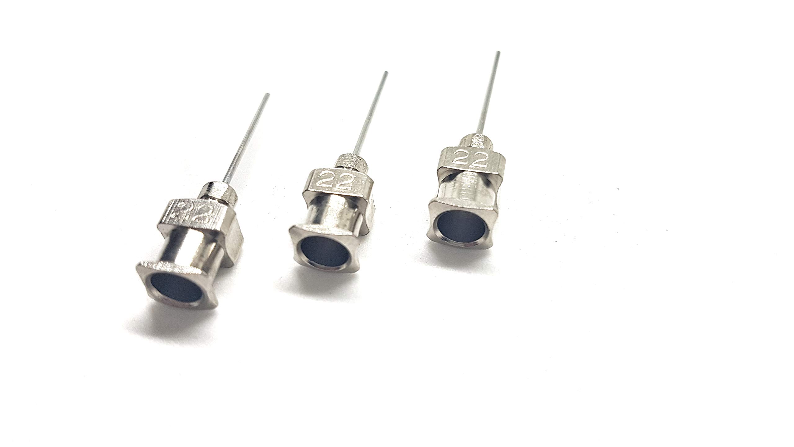 Swent Blunt Dispensing Needle | Dispensing Tip | Luer Lock | Stainless steel | Reusable | For Industrial dispensing | 15mm Length (22G x 15mm (OD 0.7mm x ID 0.4mm))-picture-29