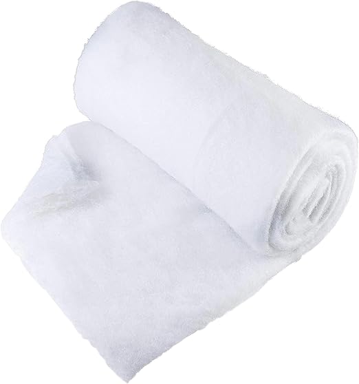 PREXTEX Artificial Snow Roll - Large Snow Blanket for Table Decor and Holiday Decorations - White Christmas Decor for Christmas Village Sets, Xmas Party Decorations, and Table Runners