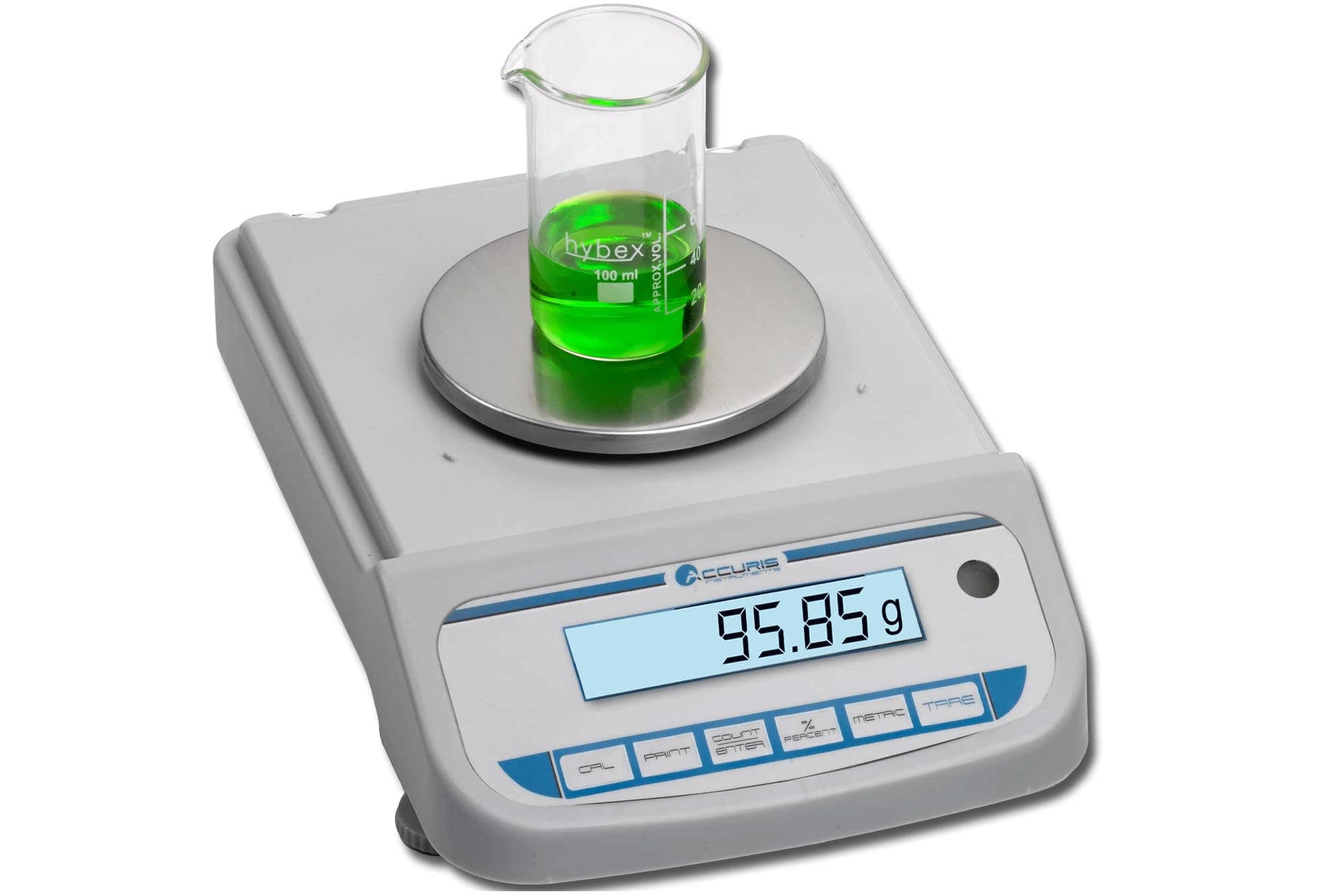 Benchmark Scientific W3300-5K-E Accuris Compact Balance, Up to 5000 g Capacity, 0.1 g Readability, 230V Plug