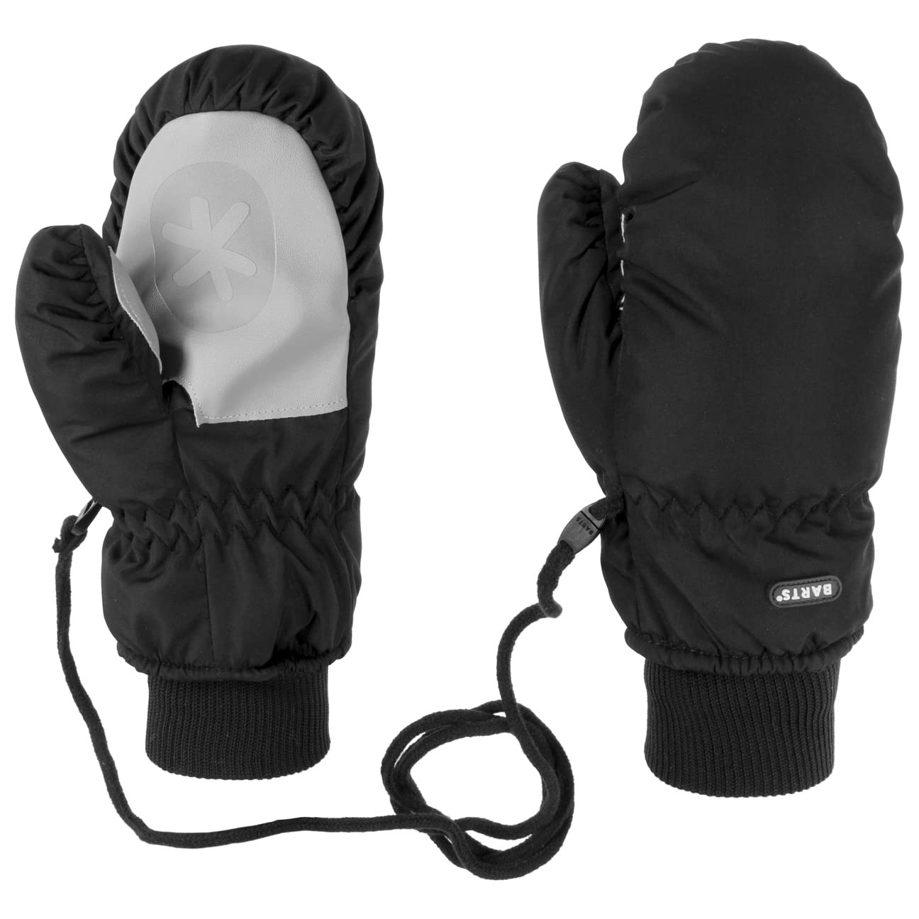 Barts Boys Black Nylon Kids Mittens By