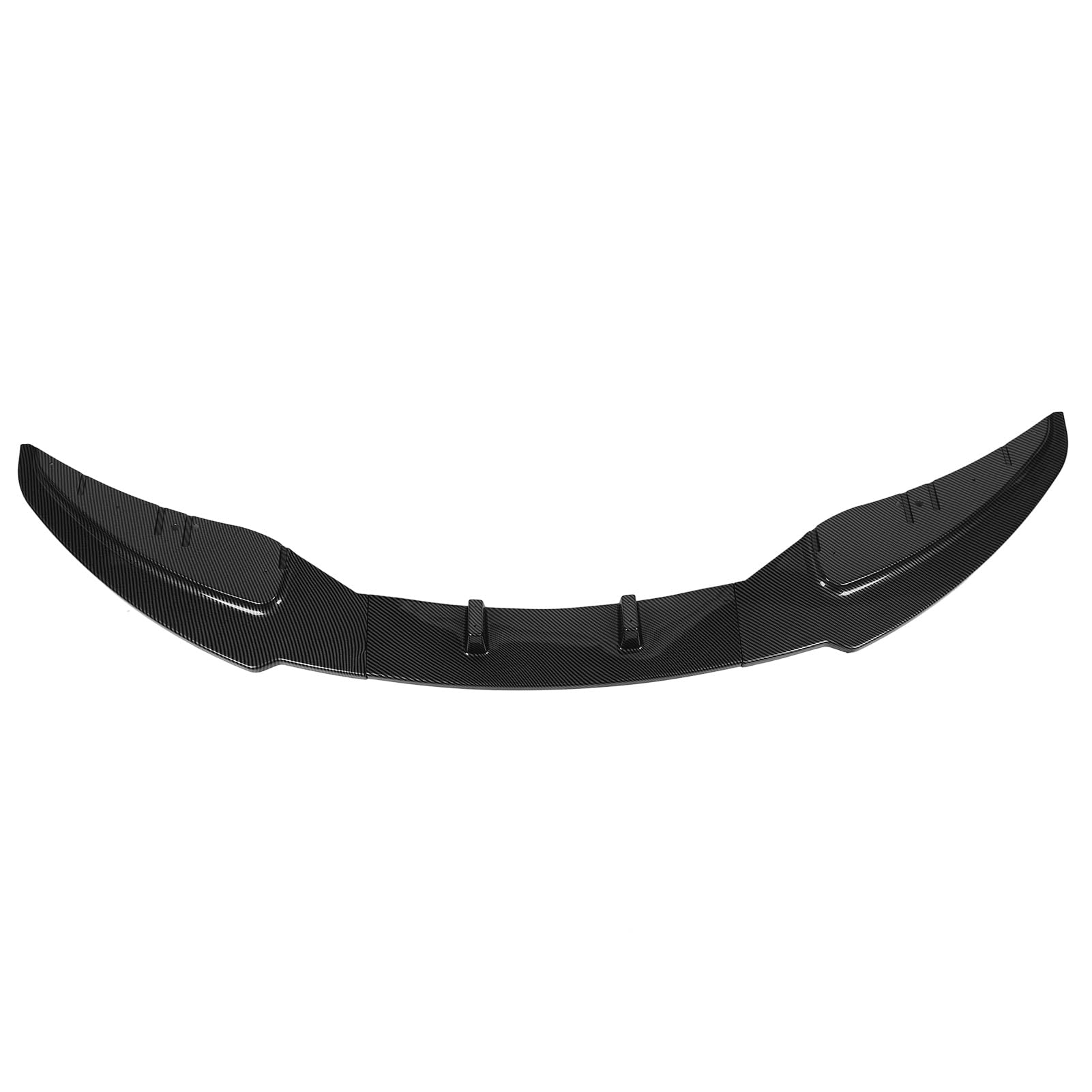 Alerón Divisor de Labios de Parachoques Delantero de Coche de 3 Uds para 1 Serie E81 E82 E87 E88 LCI Edición Estándar 2008-2011 (estilo de fibra de carbono)