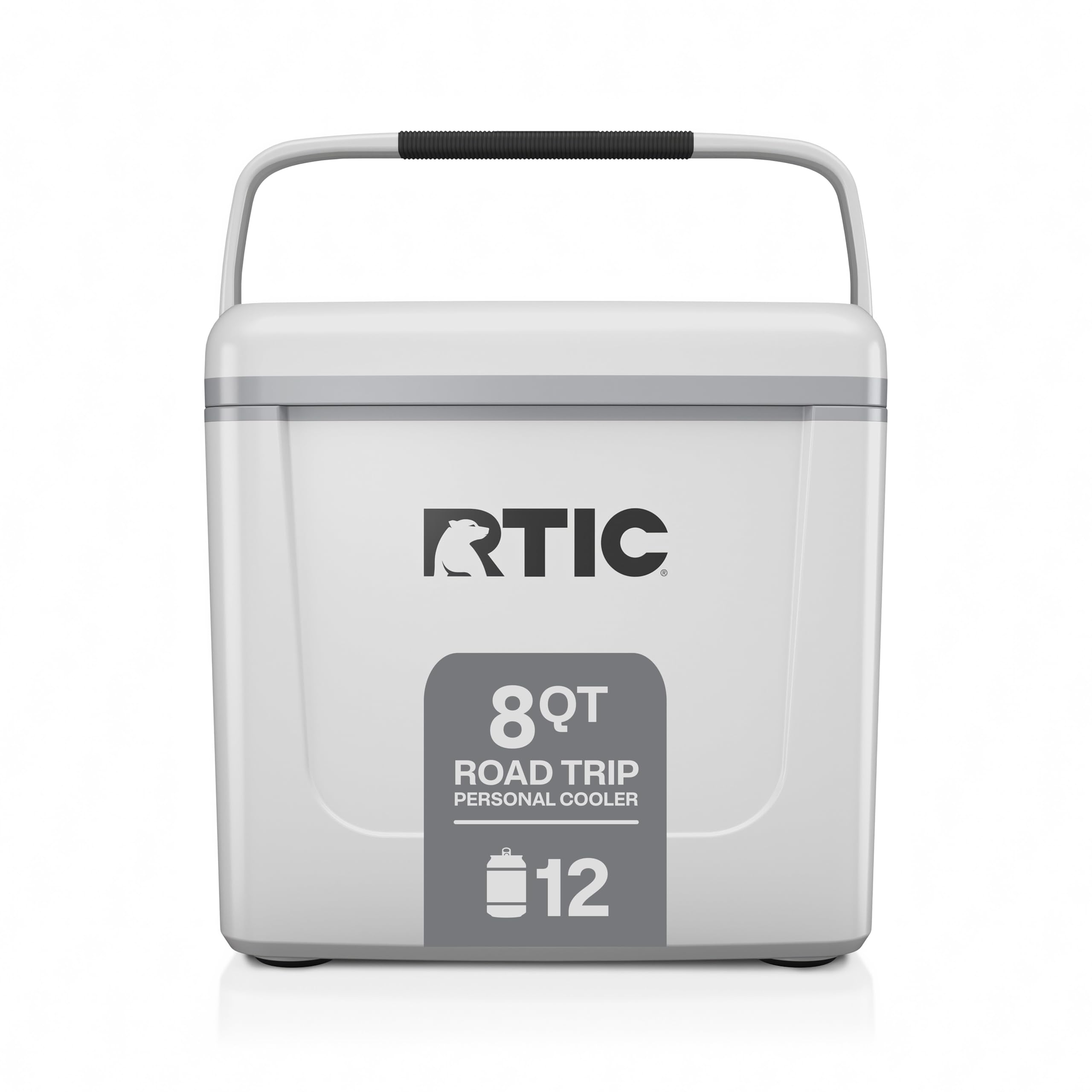 RTIC 8 QT Road Trip Personal Cooler, Small, Compact, Insulated, Portable Ice Chest Box for Food, Drink, Beverage, Beach, Camping, Picnic, Fishing, Boat, 12-Can Capacity