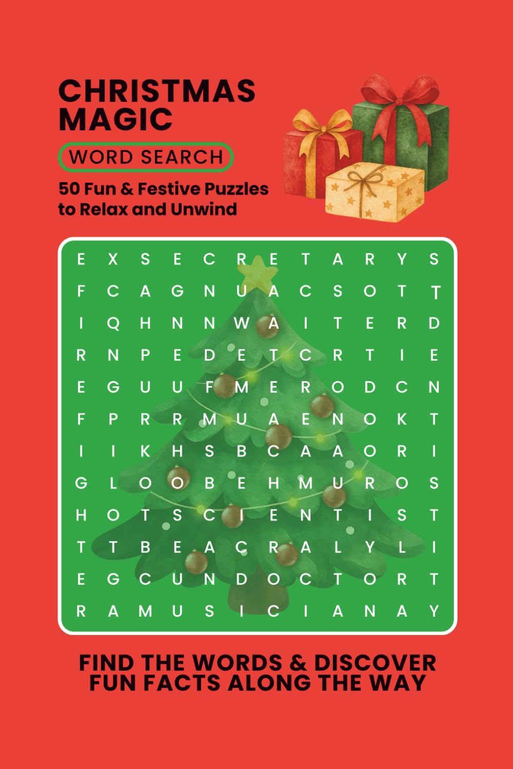 Christmas Magic: A Festive Word Search Collection: 50 Magical Puzzles for a Calm and Cozy Christmas (Winter & Christmas Puzzle Collection Series)