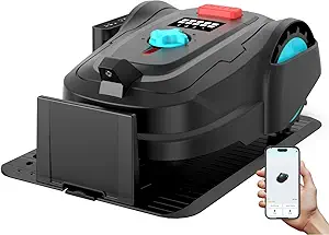 M800Plus Cordless Robot Lawn Mower with GPS + 3D Visual Navigation, Bow-Shaped Path Mowing, APP Control, 4.0Ah Automatic Robotic Lawnmower for 1/5 Acre, Obstacle Avoidance, Height Adjustment